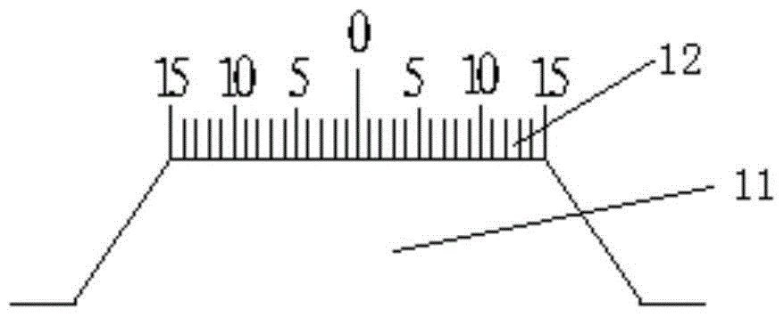 A device and method for measuring center offset of fish-belly submerged arc welding seam in the middle beam of flat car