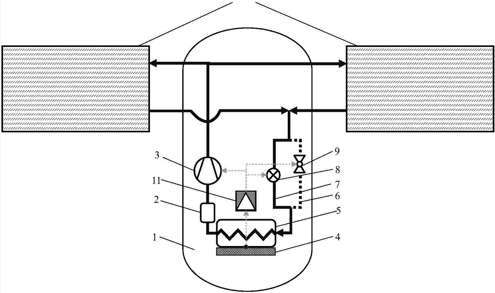 Satellite-borne composite heat dissipation system and control method thereof