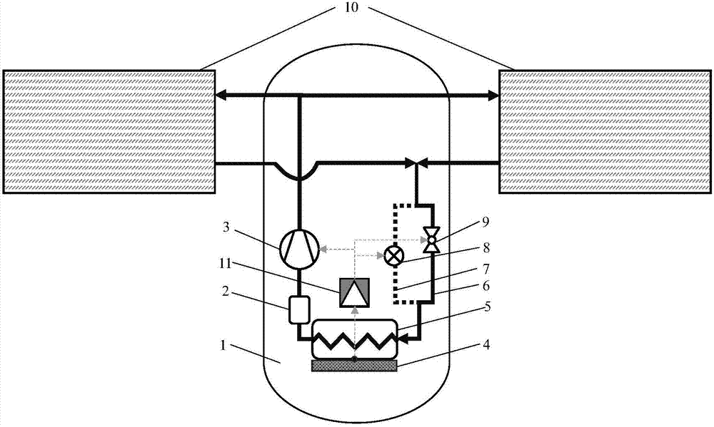 Satellite-borne composite heat dissipation system and control method thereof