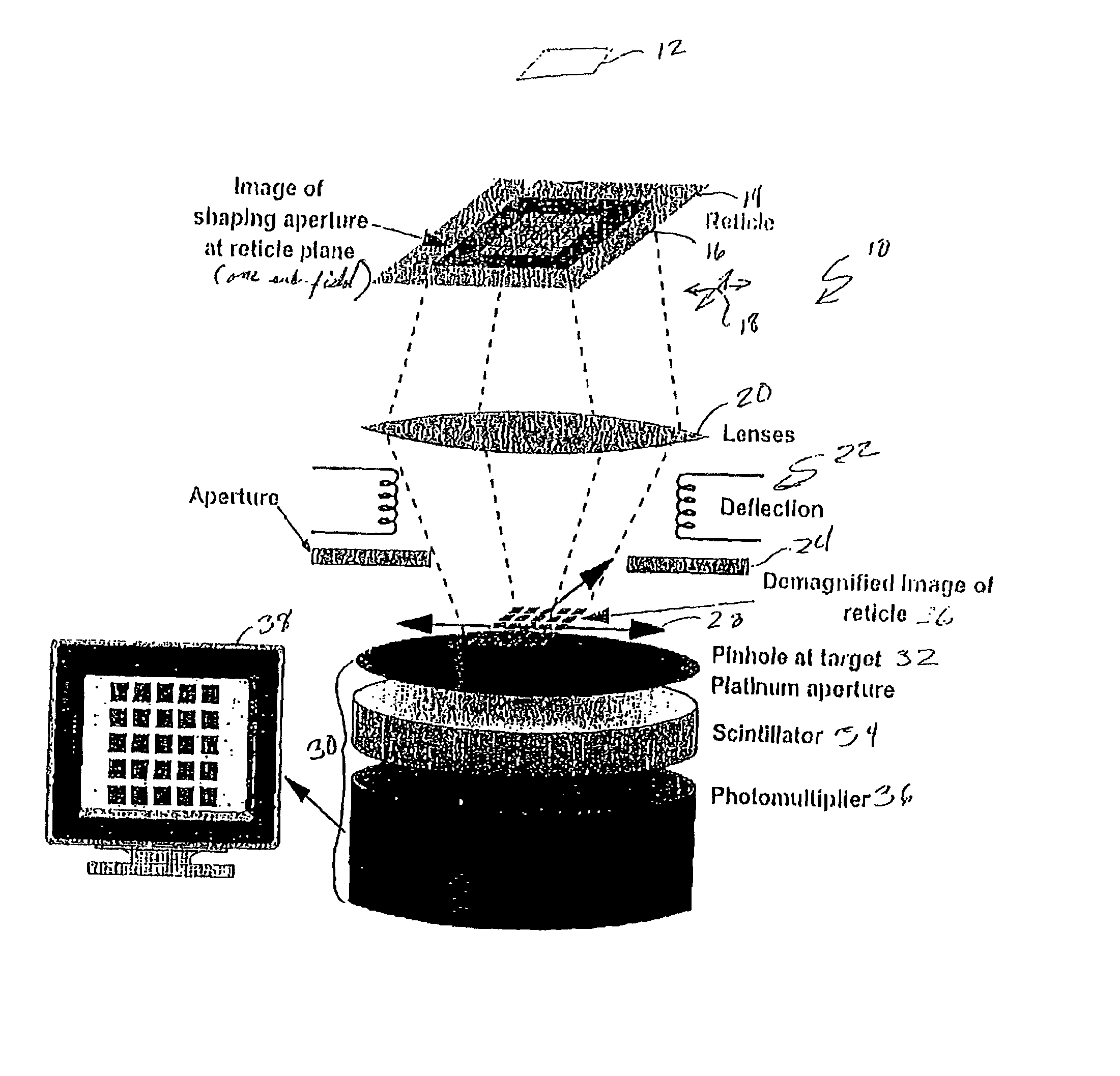 Method for aligning electron beam projection lithography tool