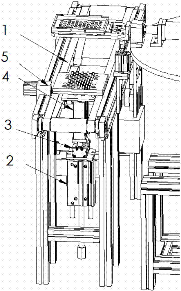 Online automatic counterpoint method and device for inner tube transferring mould and delay element screening mould