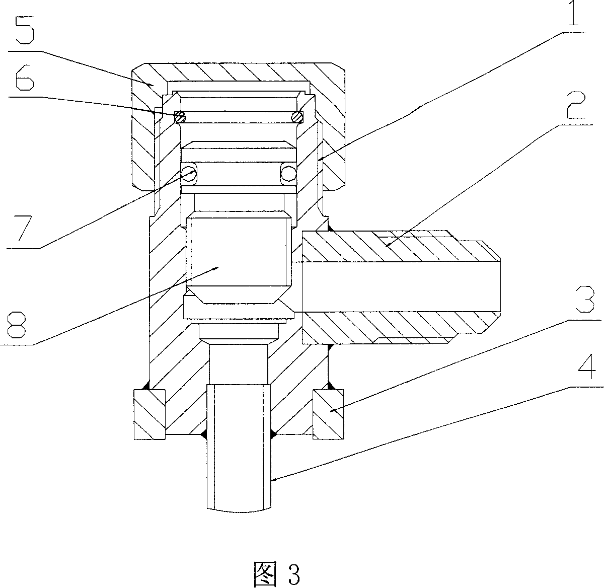 Stop valve for air conditioner and its processing method