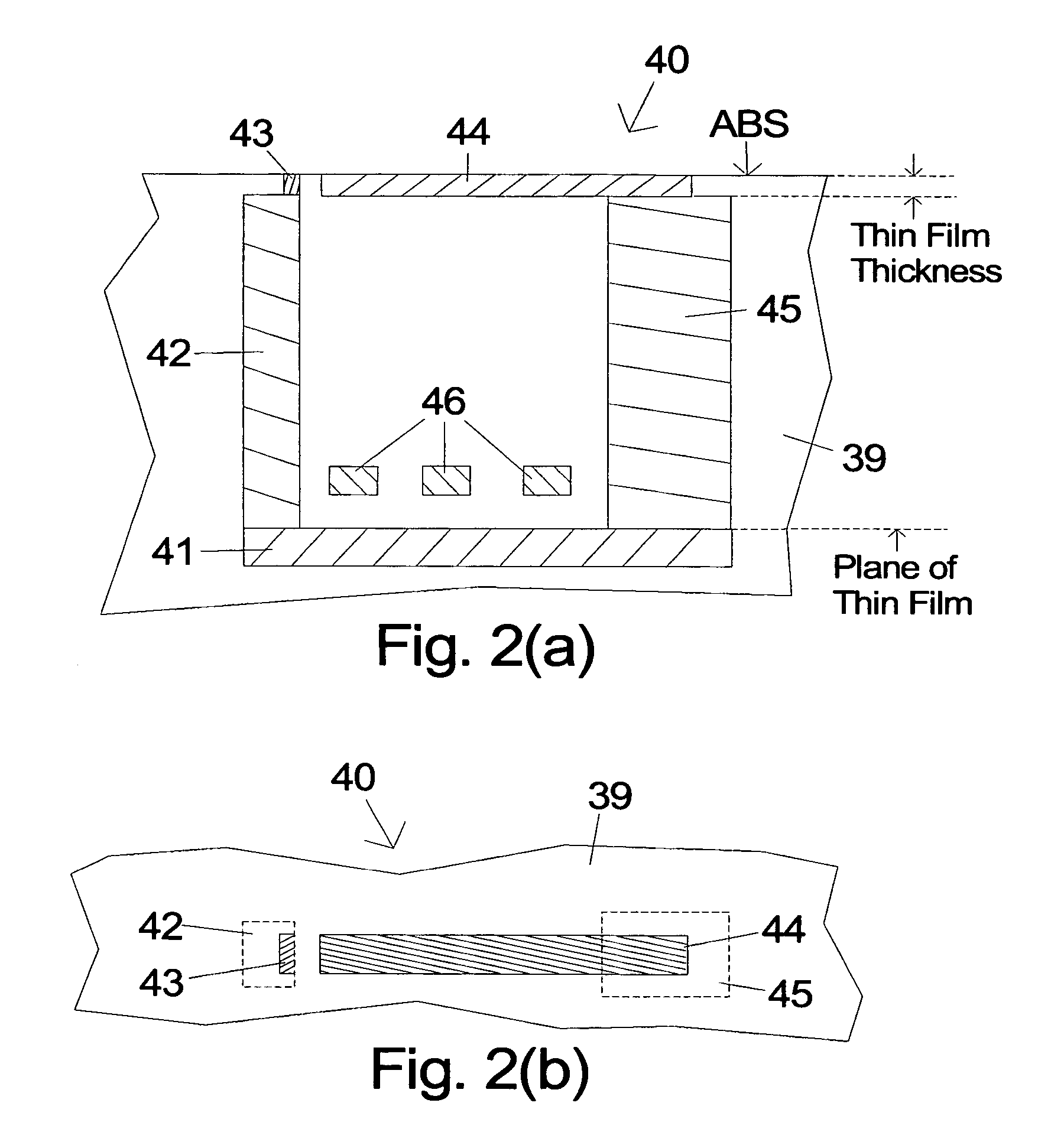 Planar perpendicular recording head