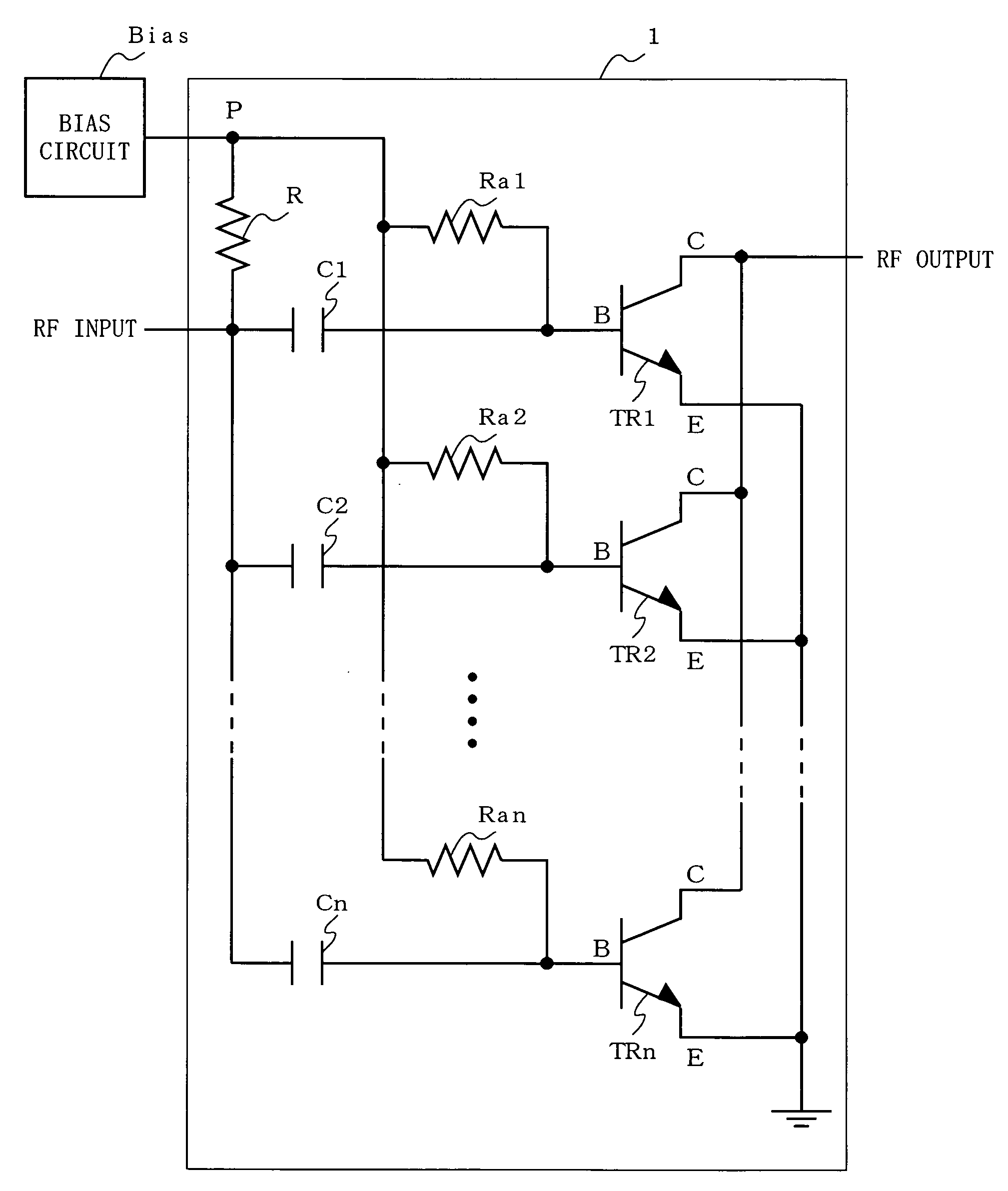 Radio frequency power amplifier