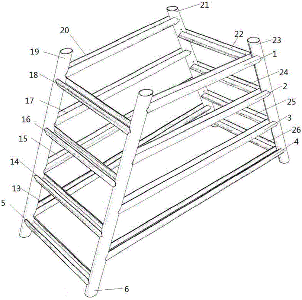 Tower-type stereoscopic cultivation frame and tower-type stereoscopic cultivation device