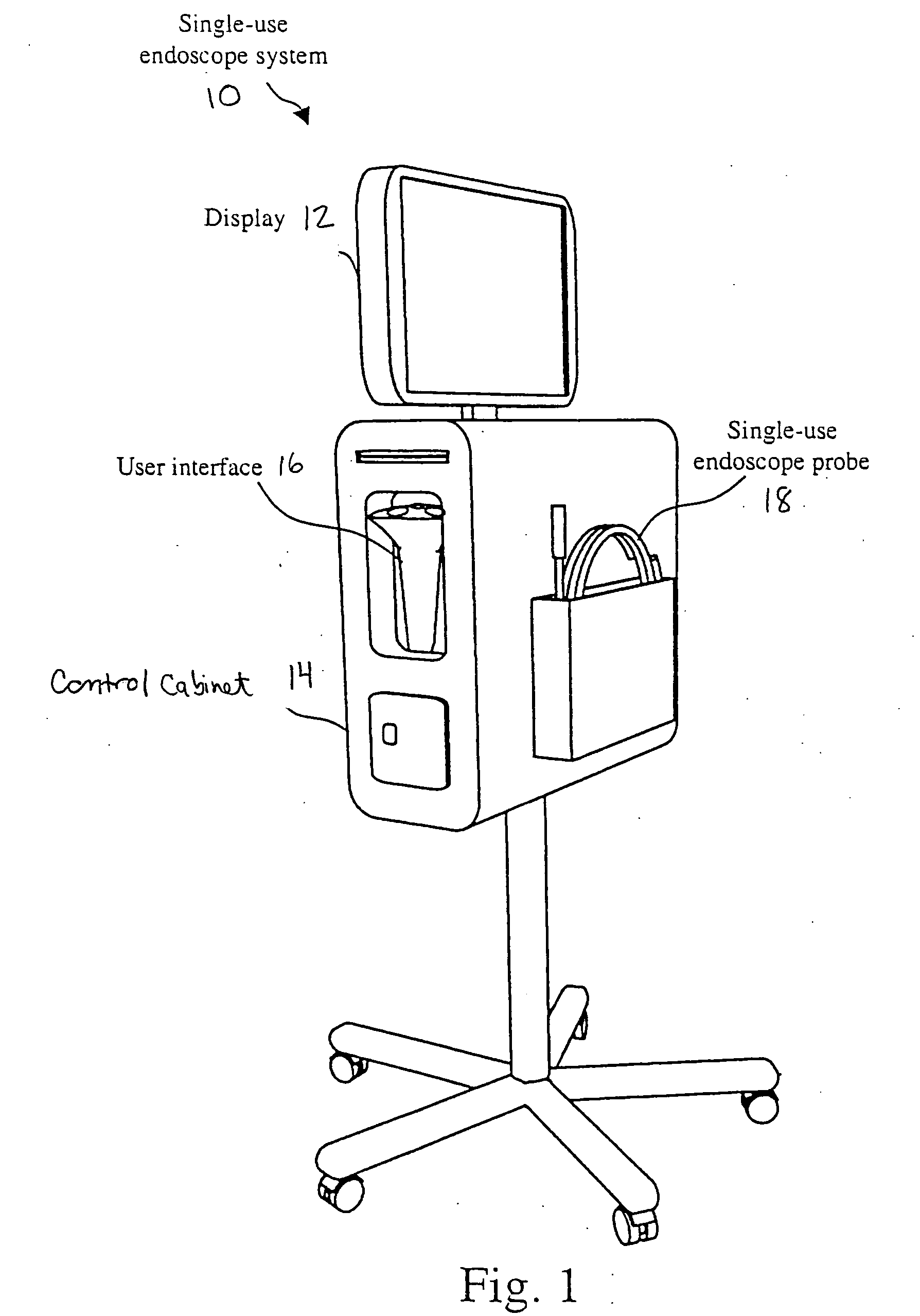 Automated control of irrigation and aspiration in a single-use endoscope