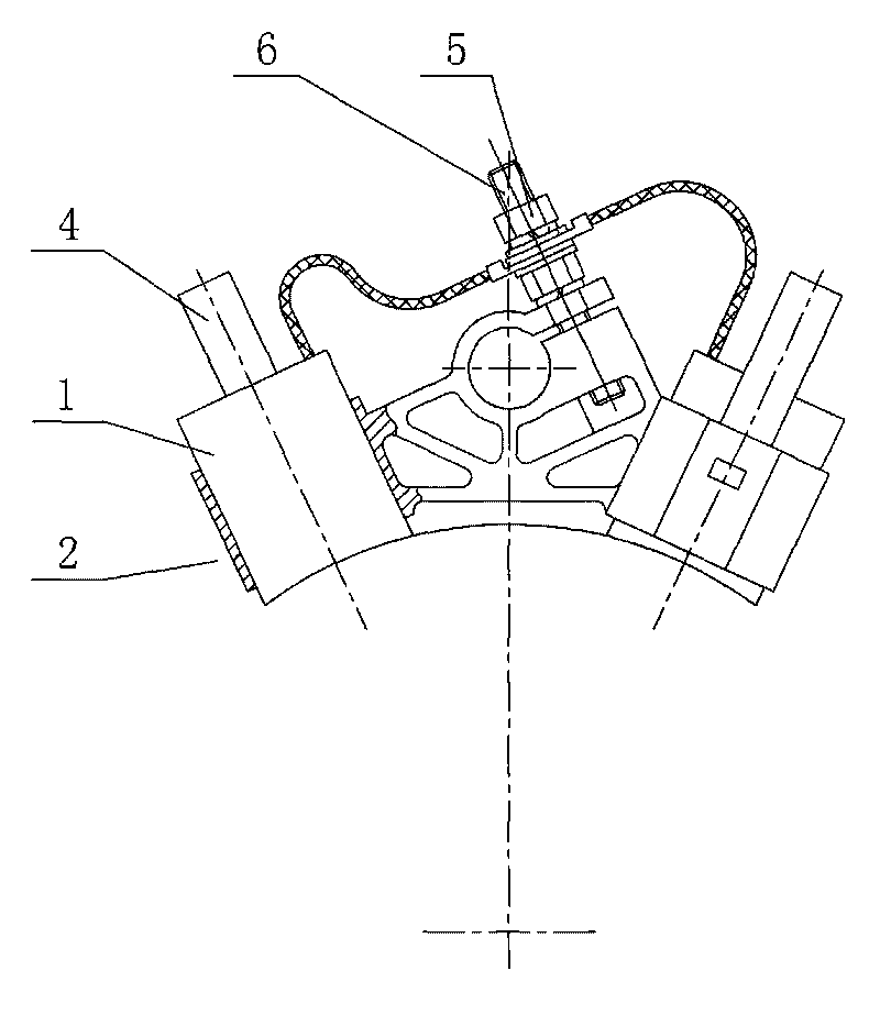 Constant-voltage electric brush device of motor