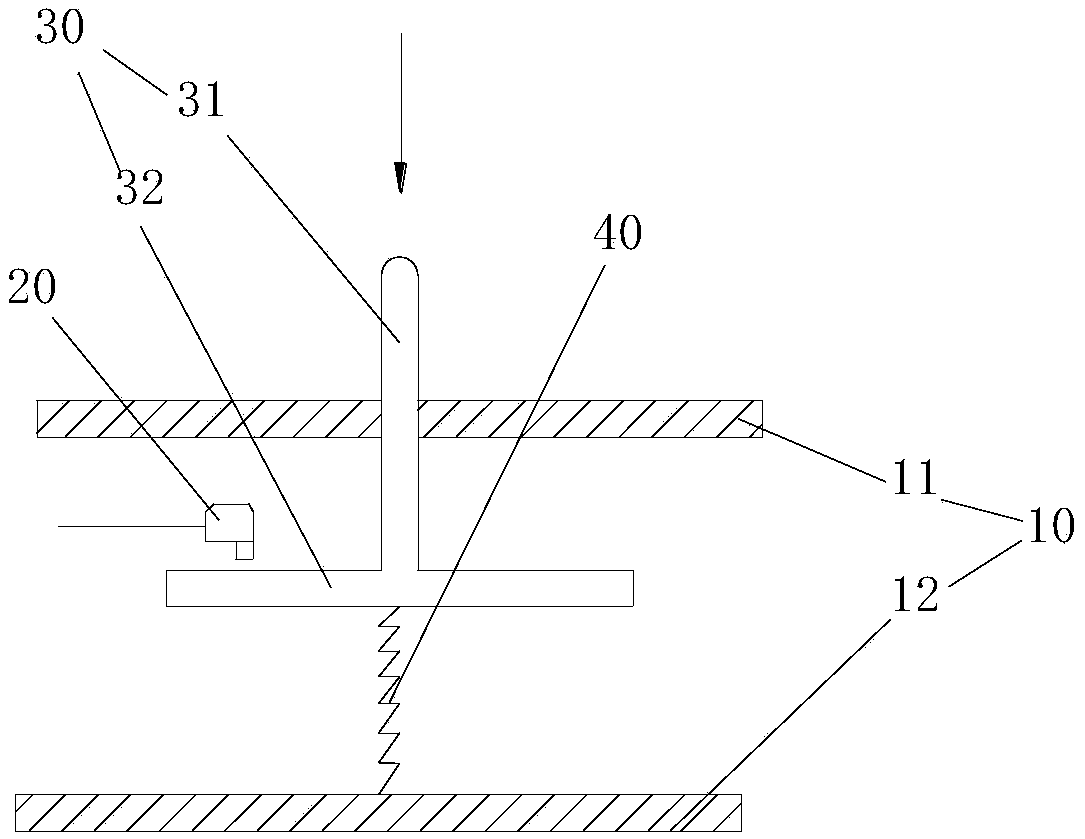 Closing detection device and electric pressure cooker having the same