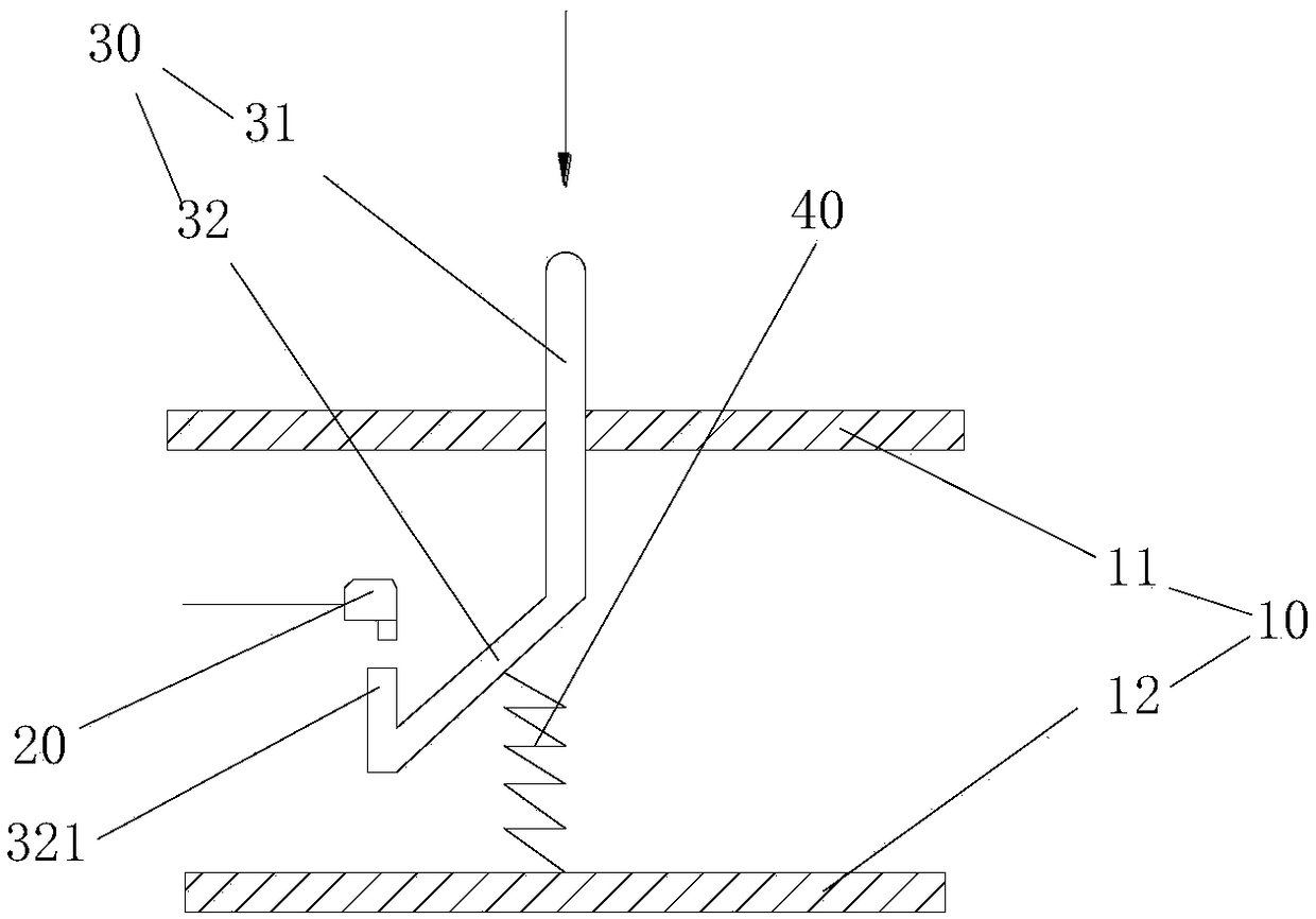 Closing detection device and electric pressure cooker having the same