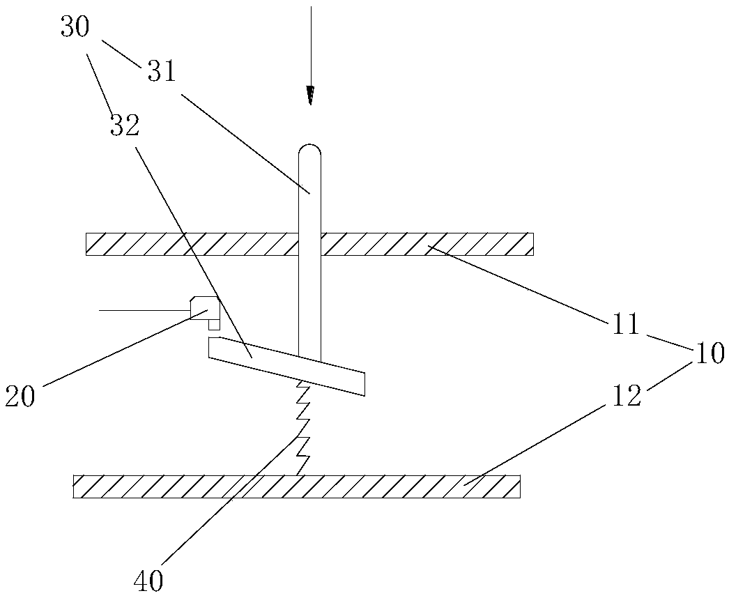 Closing detection device and electric pressure cooker having the same