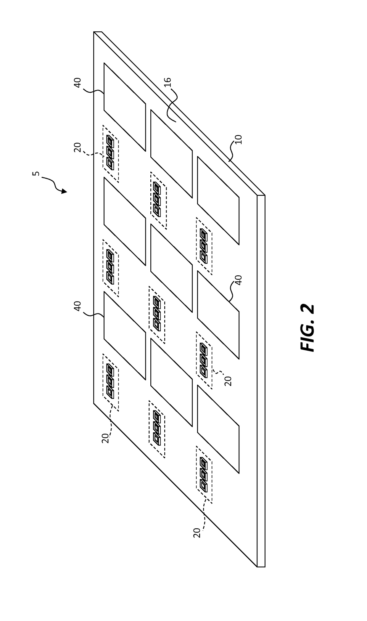 Small-aperture-ratio display with electrical component