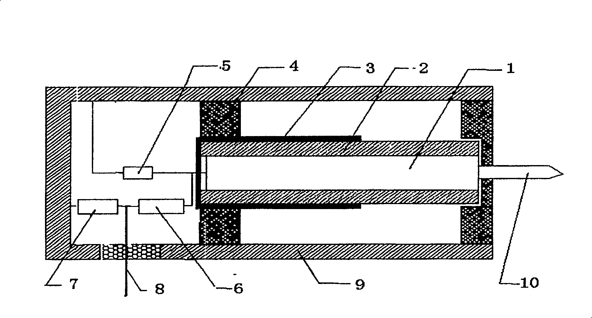 High-voltage pulse resistance voltage divider