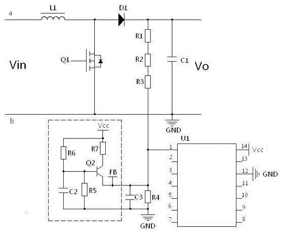 Quasi-resonant Boost soft start circuit