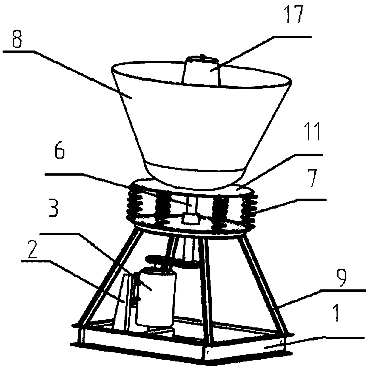 Novel accessory derusting equipment and working method thereof