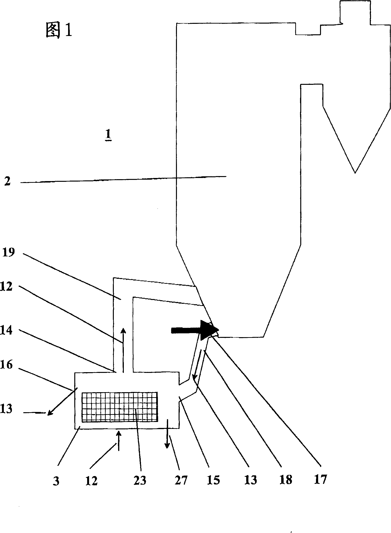 Circulating fluidized bed reactor