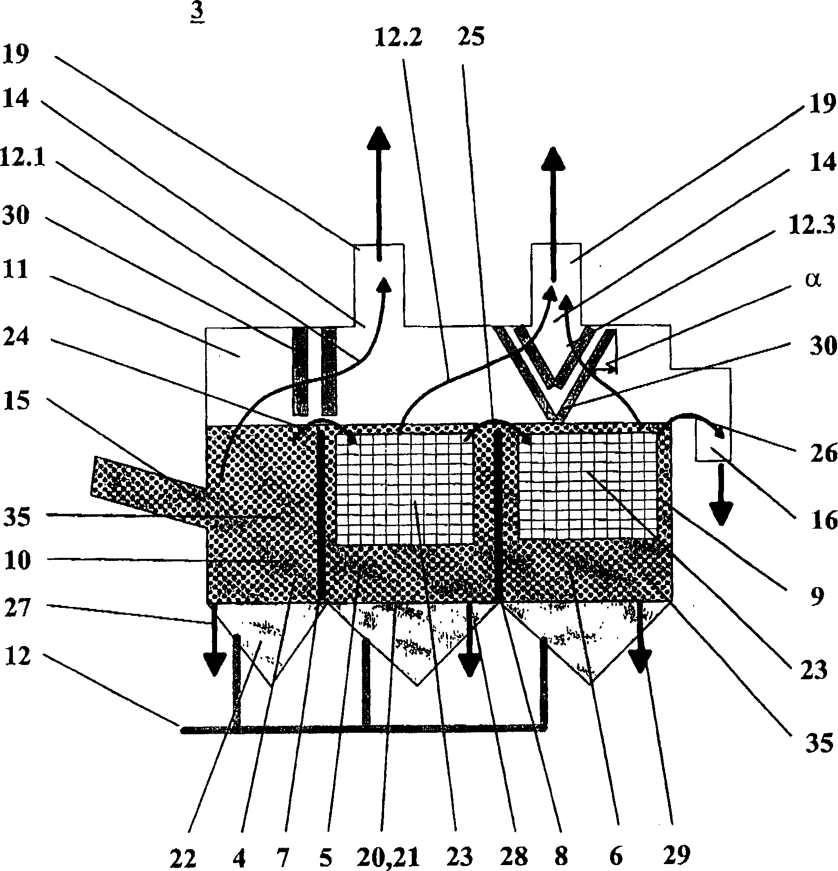 Circulating fluidized bed reactor