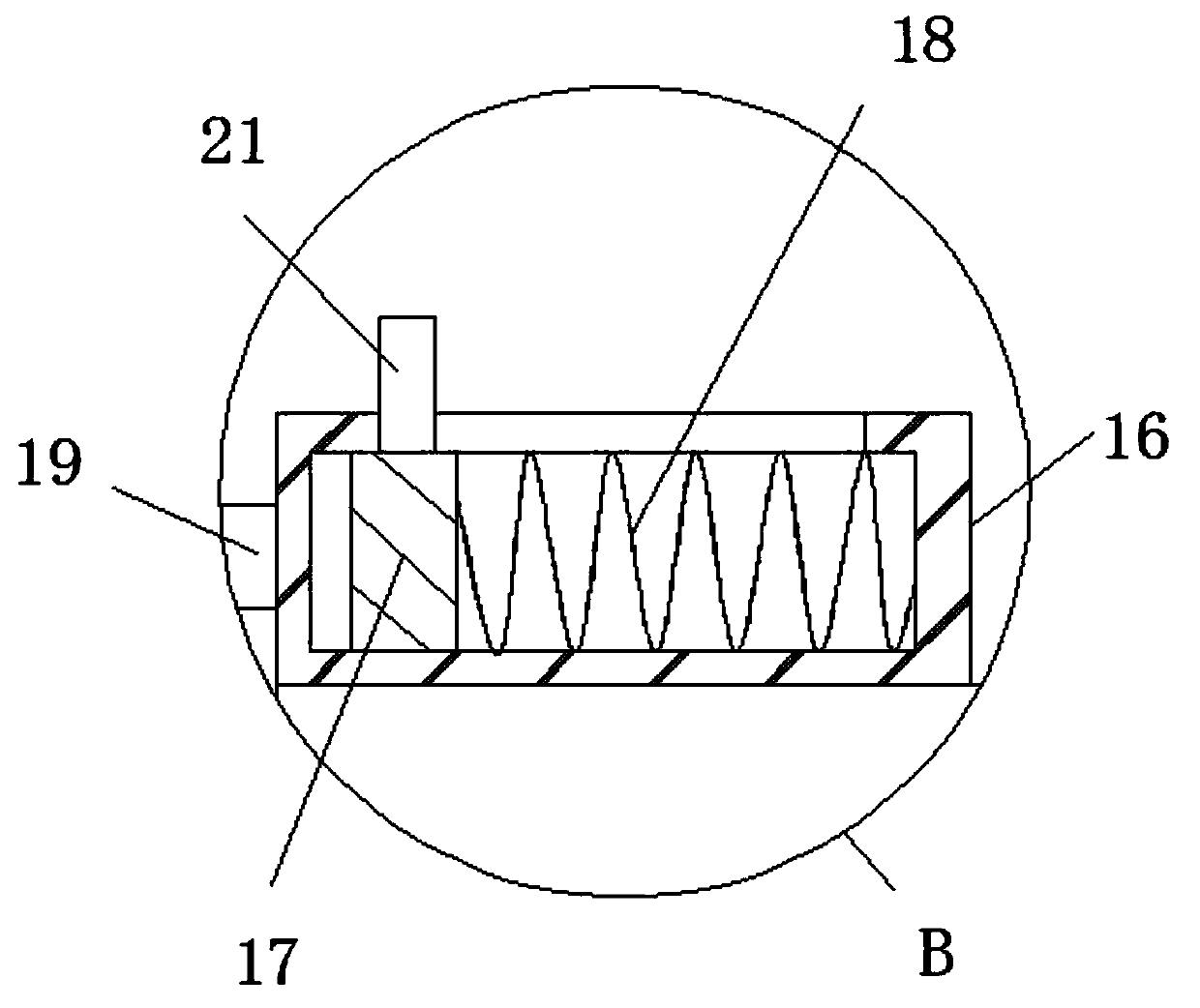 Stepless adjusting quasi-zero stiffness central suspension device