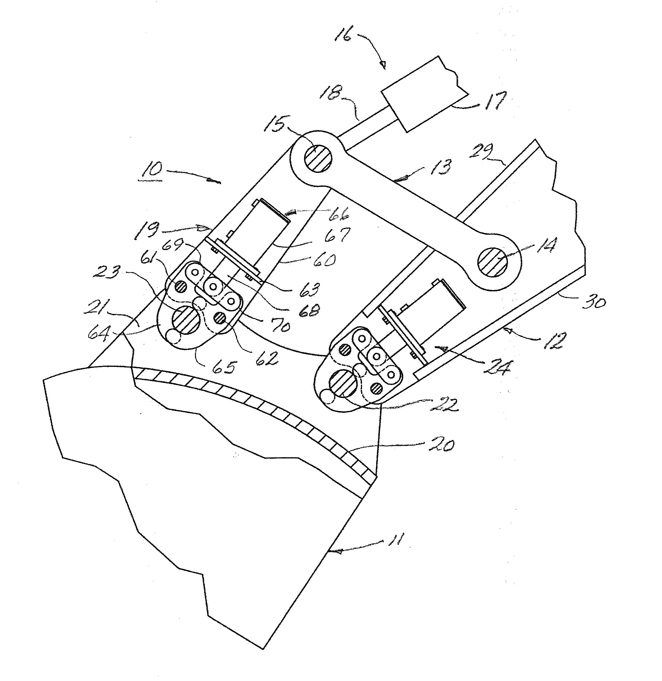 Dipper Stick with Implement Coupling Means