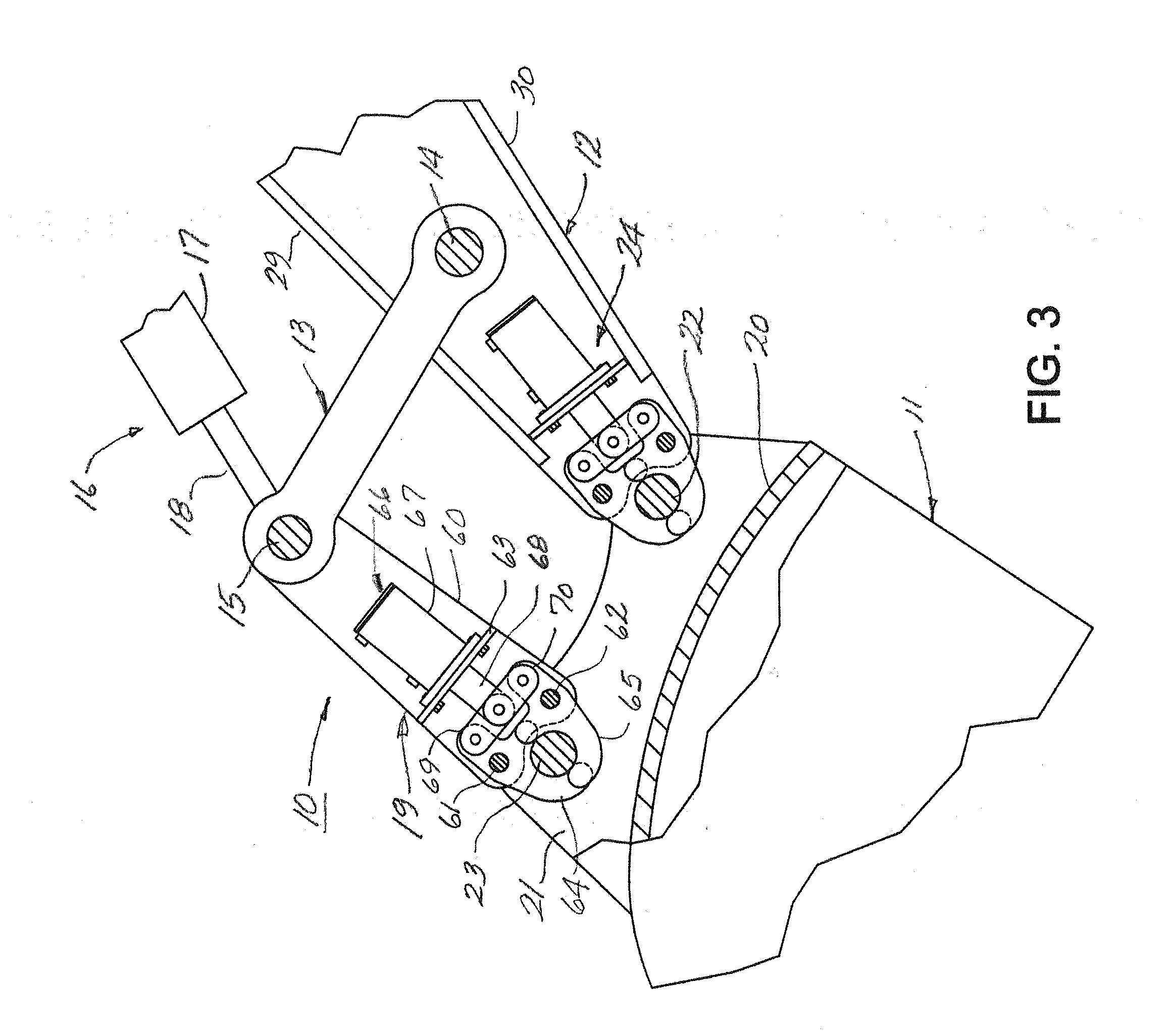 Dipper Stick with Implement Coupling Means