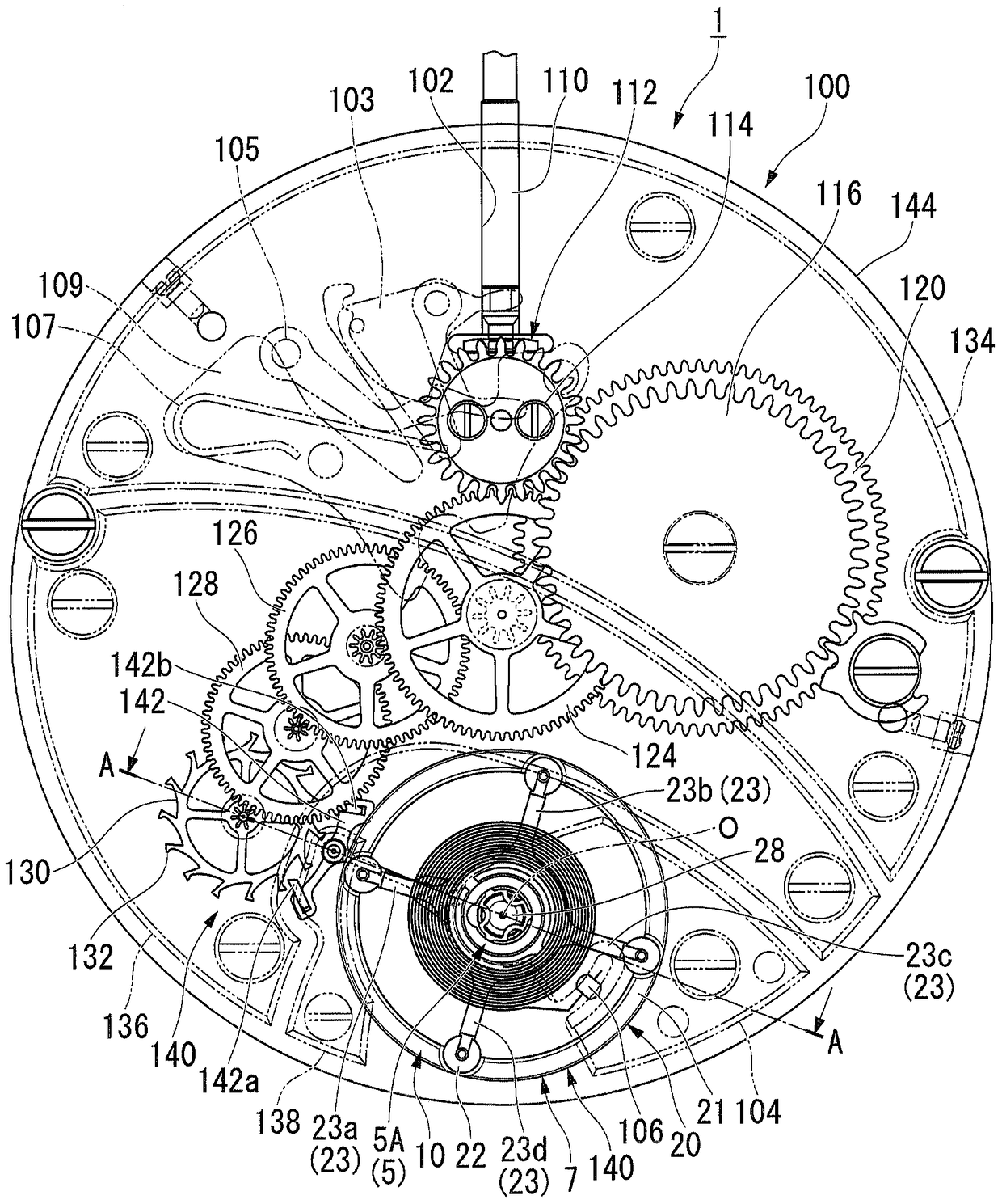 Hairspring balances, governors, movements and clocks