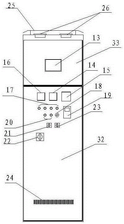 An energy-saving control cabinet for an air-conditioning unit