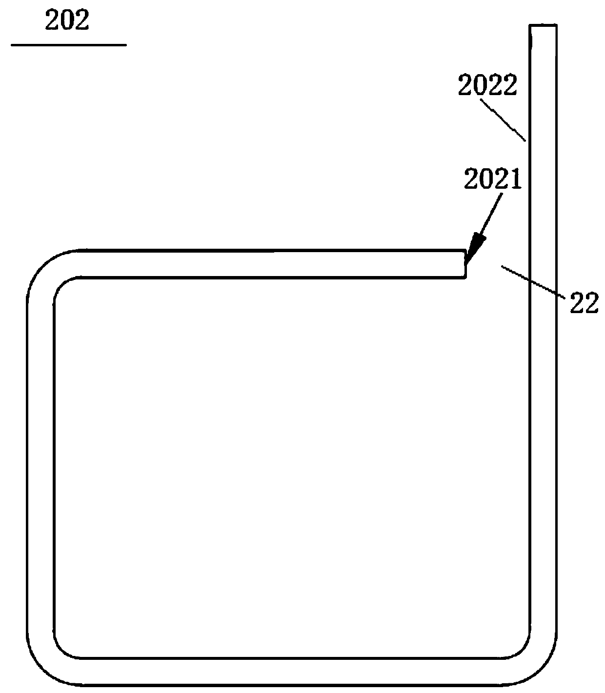 Wet-process laminated glass using inflatable surrounding edge strip and preparation method of wet-process laminated glass