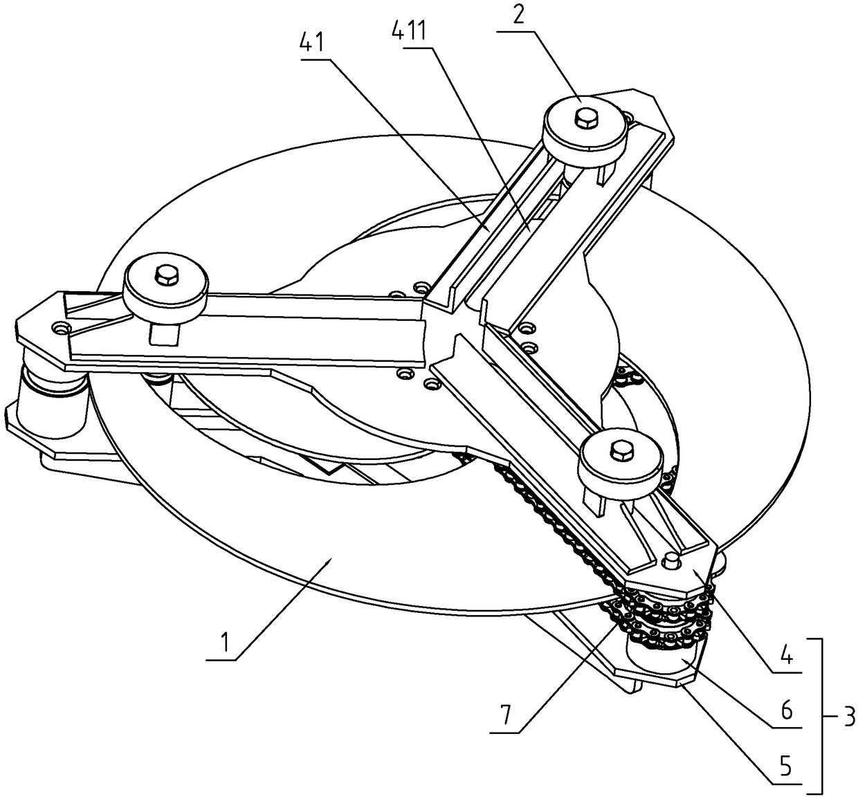 Automatic centering chuck