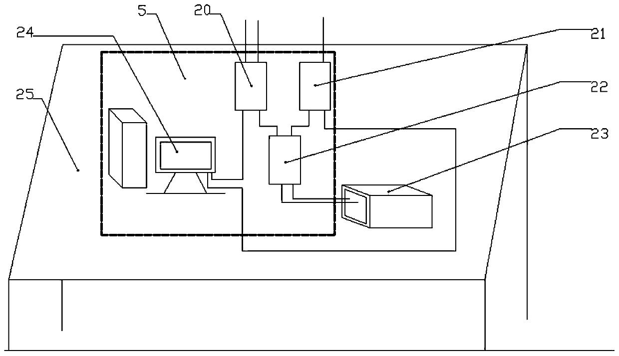 Device and method for testing blade pump backflow vortex cavitation