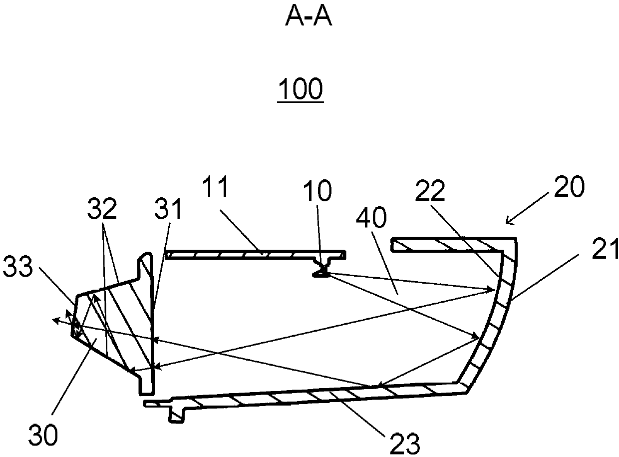 Optical device, vehicle lamp and motor vehicle