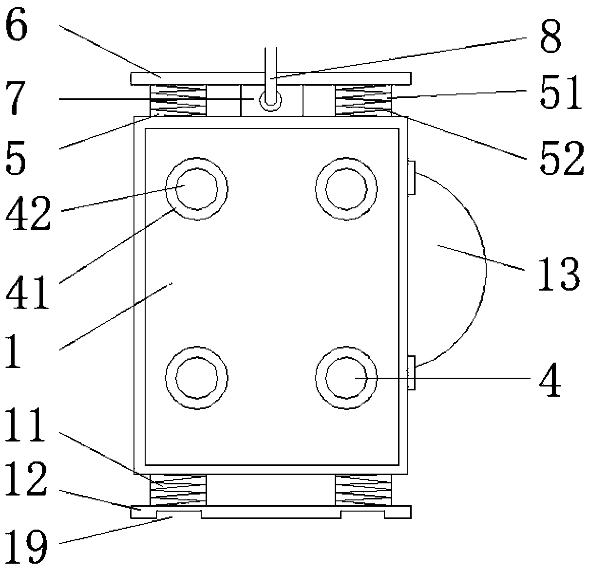 Novel mobile wall-mounted frequency converter case