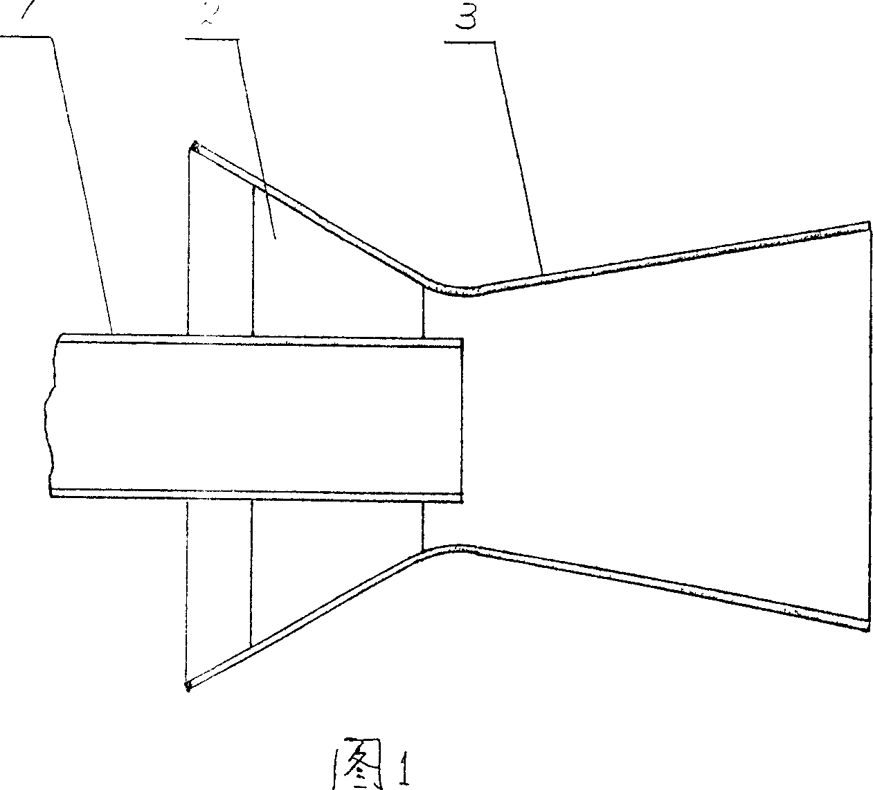 Energy-saving tailed-gas exhaust pipe