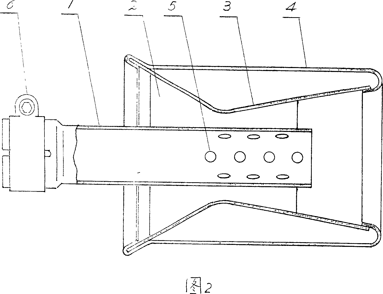 Energy-saving tailed-gas exhaust pipe