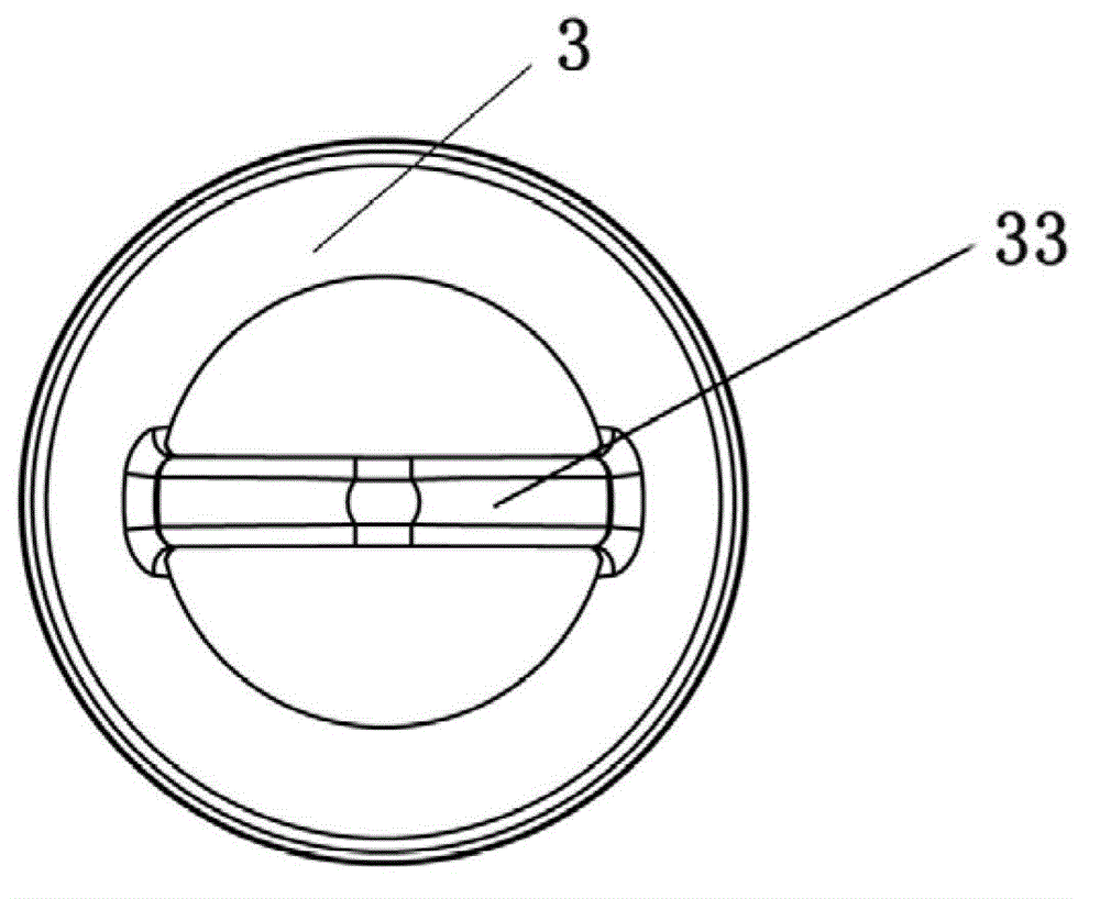 High water seal inner core type interlayer drainage control device