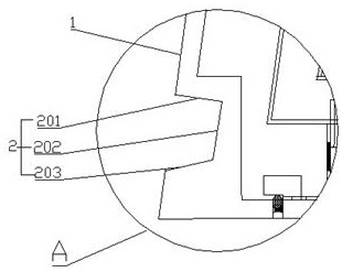 Special-shaped GRC curtain wall structure with LED linear point light sources and construction method