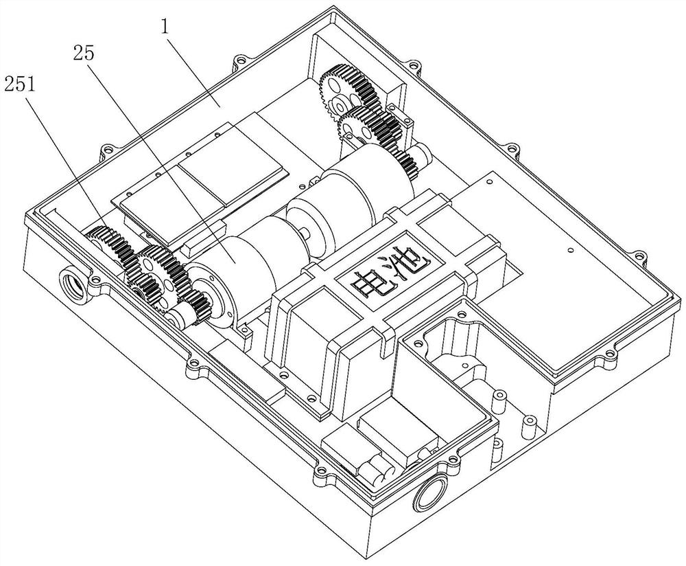 Amphibious robot with wheel fin structure