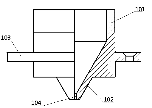 High-efficiency particle size separation and sampling device for artificial radioactive aerosol and natural radioactive aerosol