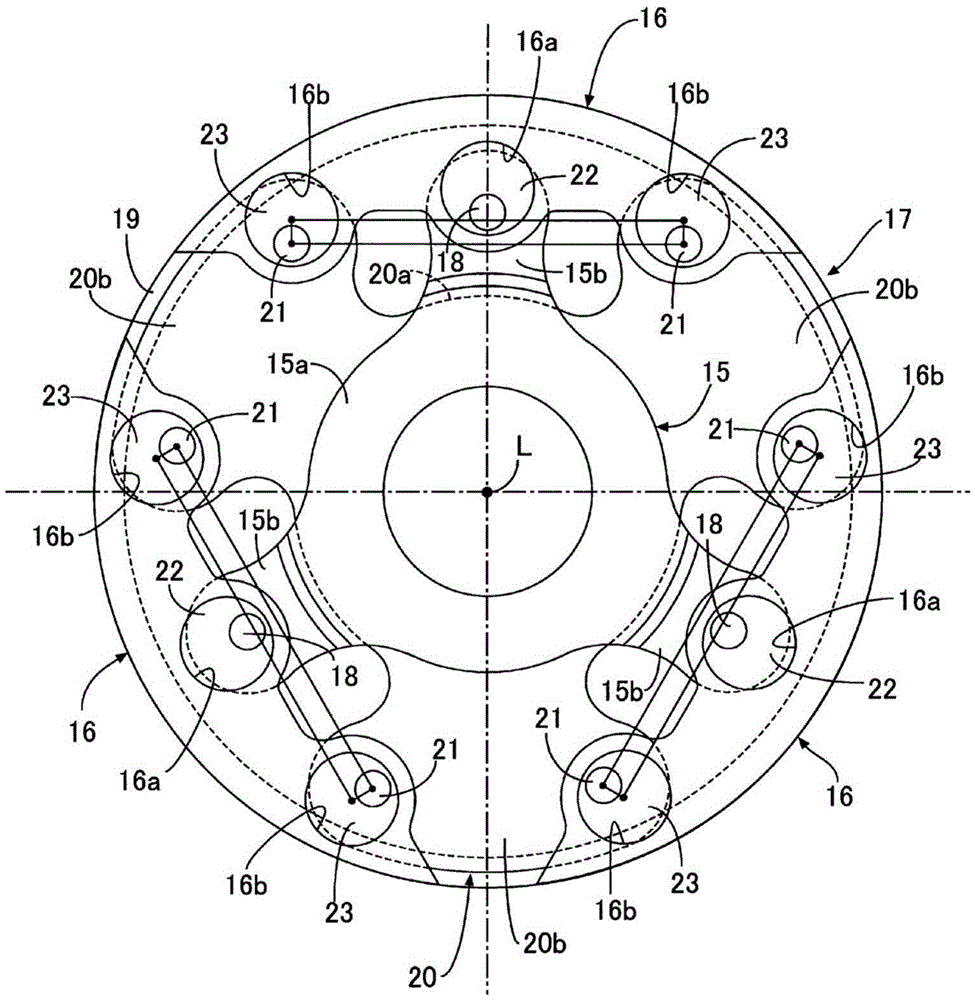 Centrifugal pendulum vibration control device