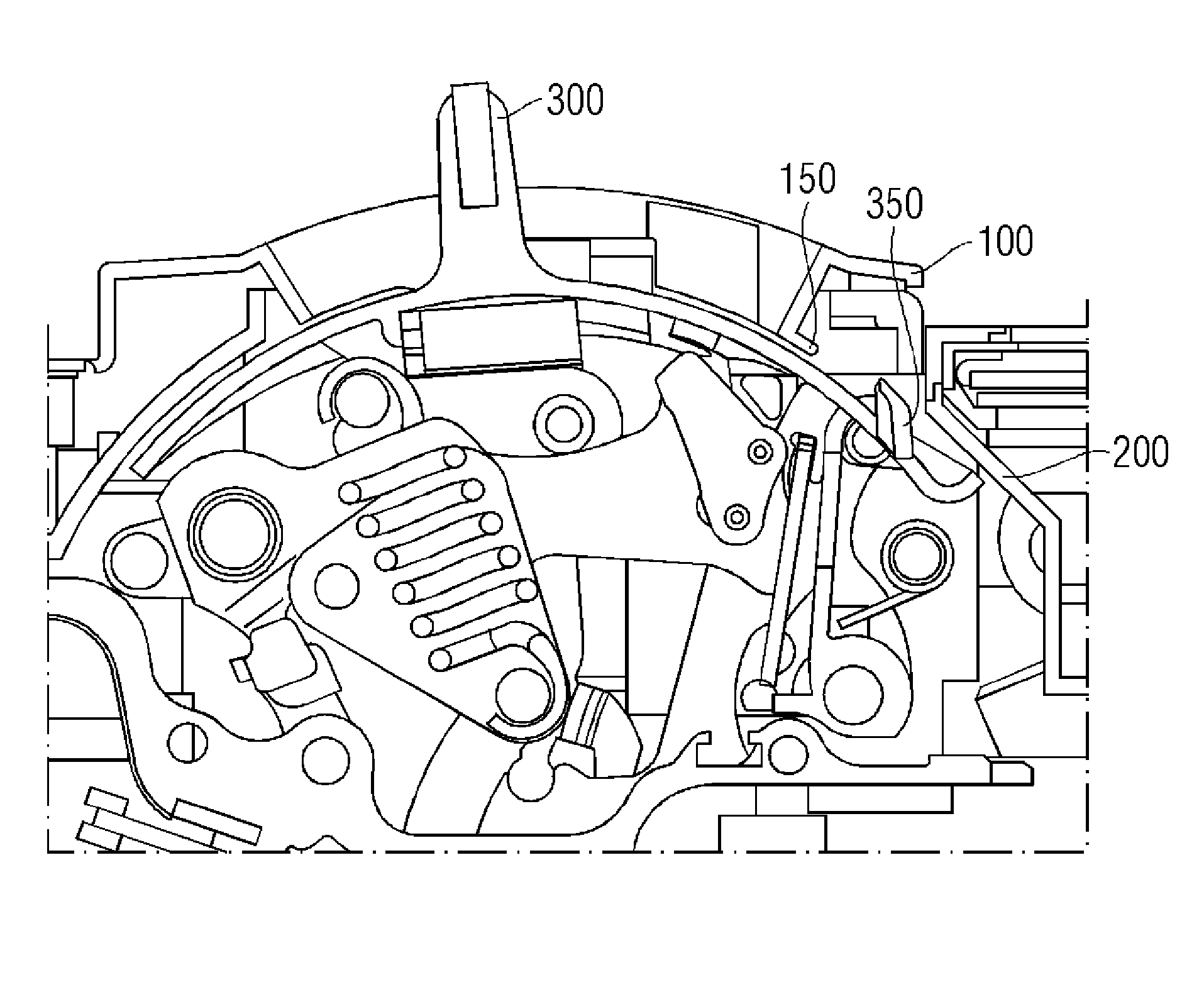 Device for locking a cover of an electrical switch