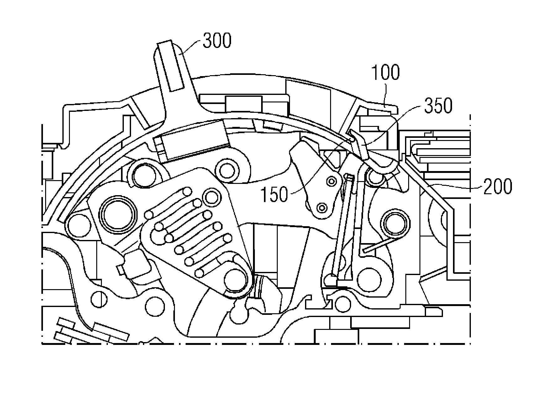 Device for locking a cover of an electrical switch