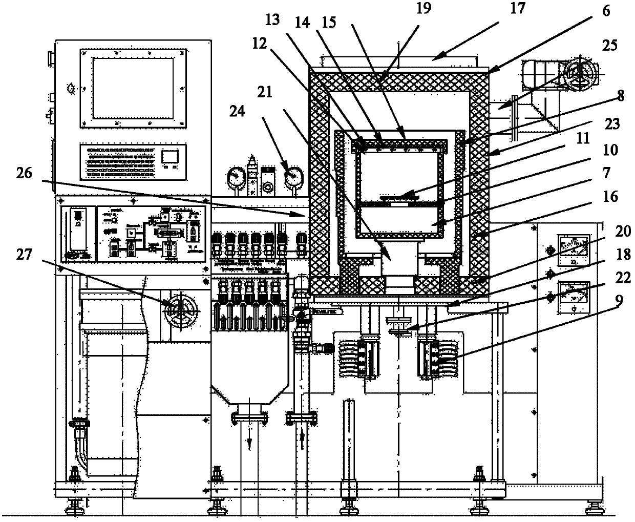 Equipment For Preparing Zinc Selenide/zinc Sulfide Optical Material, Furnace, Heater For The Furnace