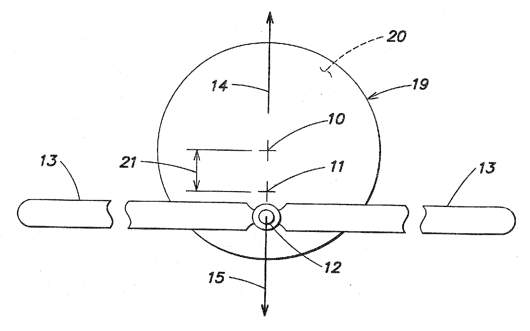 Airborne stabilized wind turbines  system