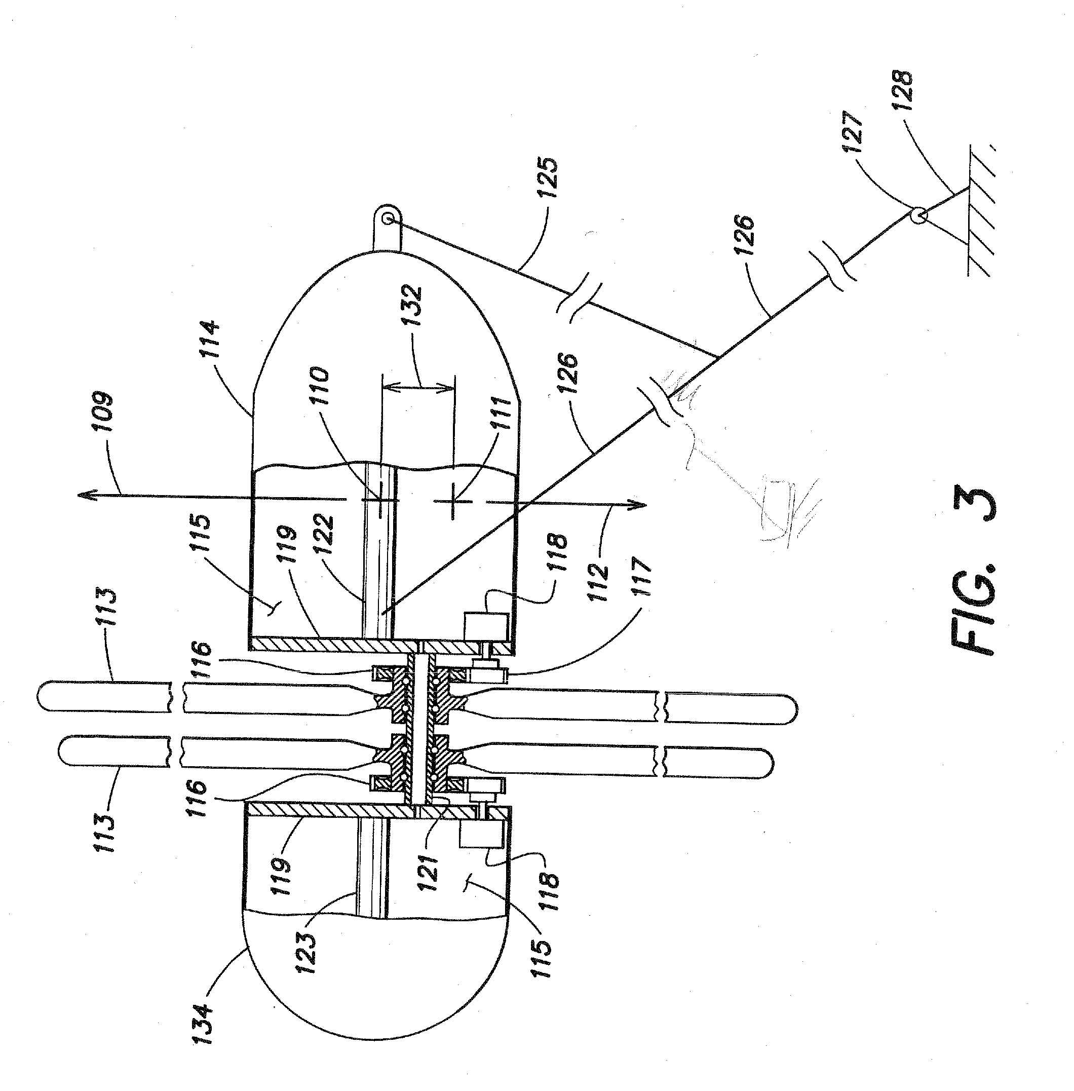 Airborne stabilized wind turbines  system