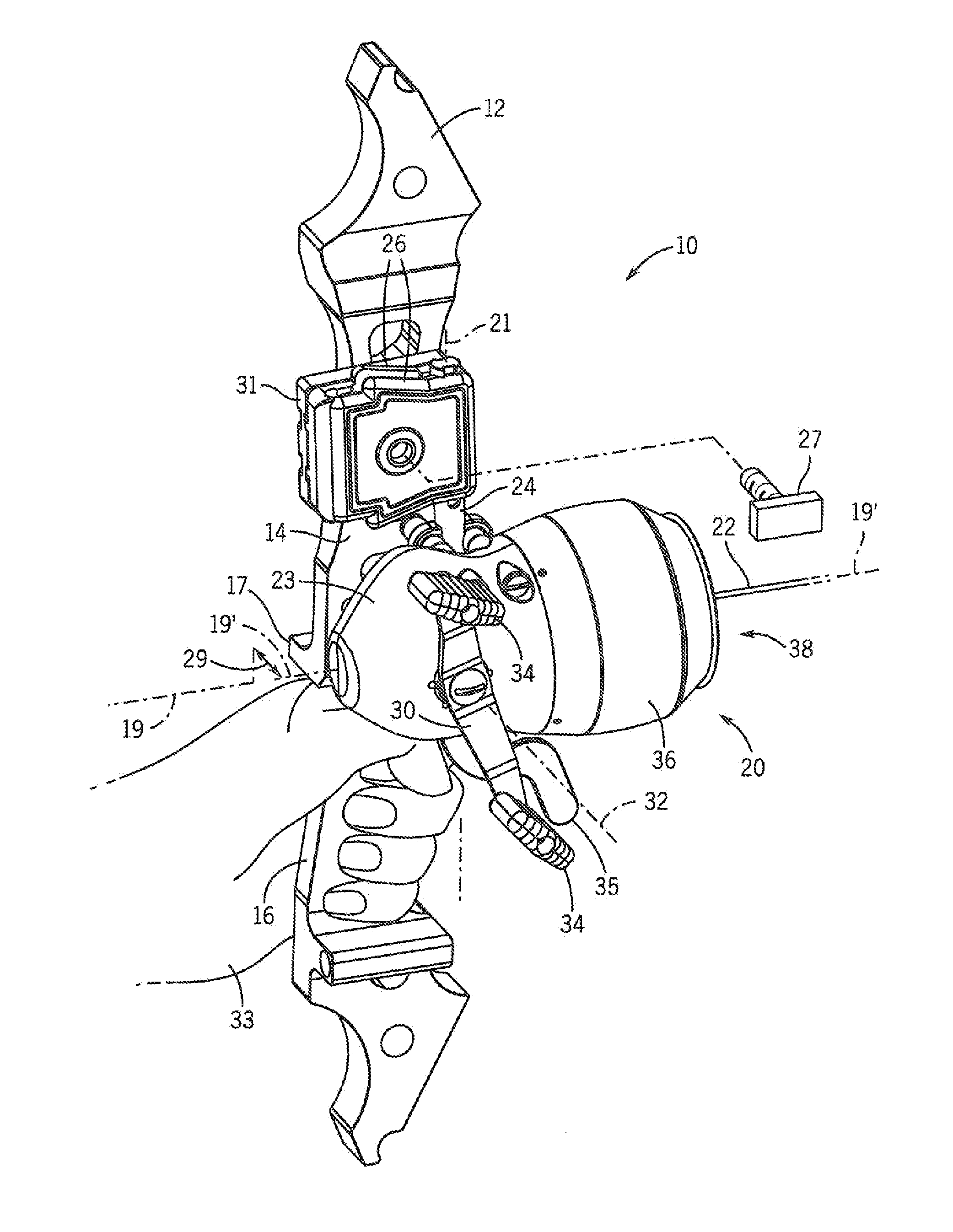 Fishing line reel with rapid line payout