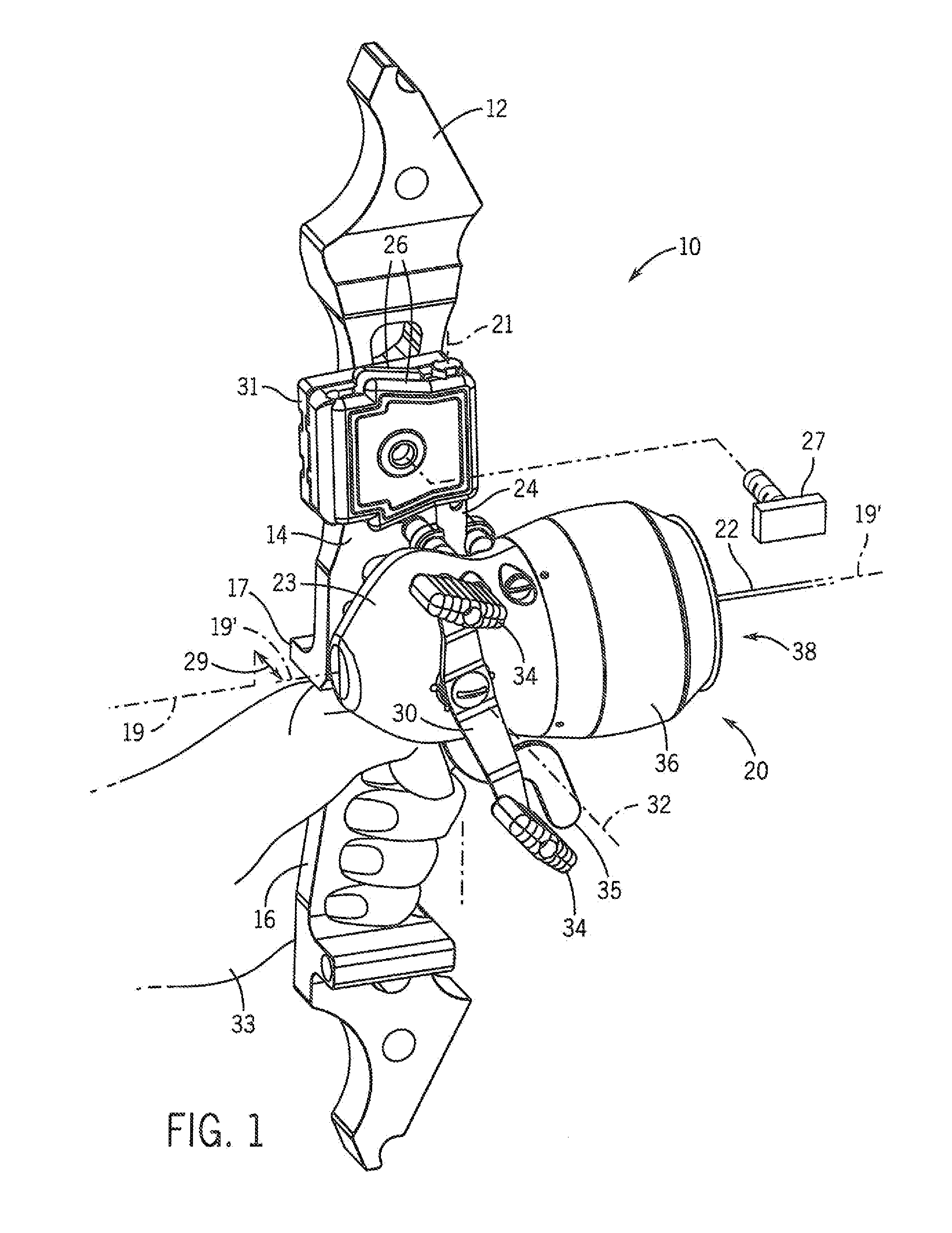 Fishing line reel with rapid line payout