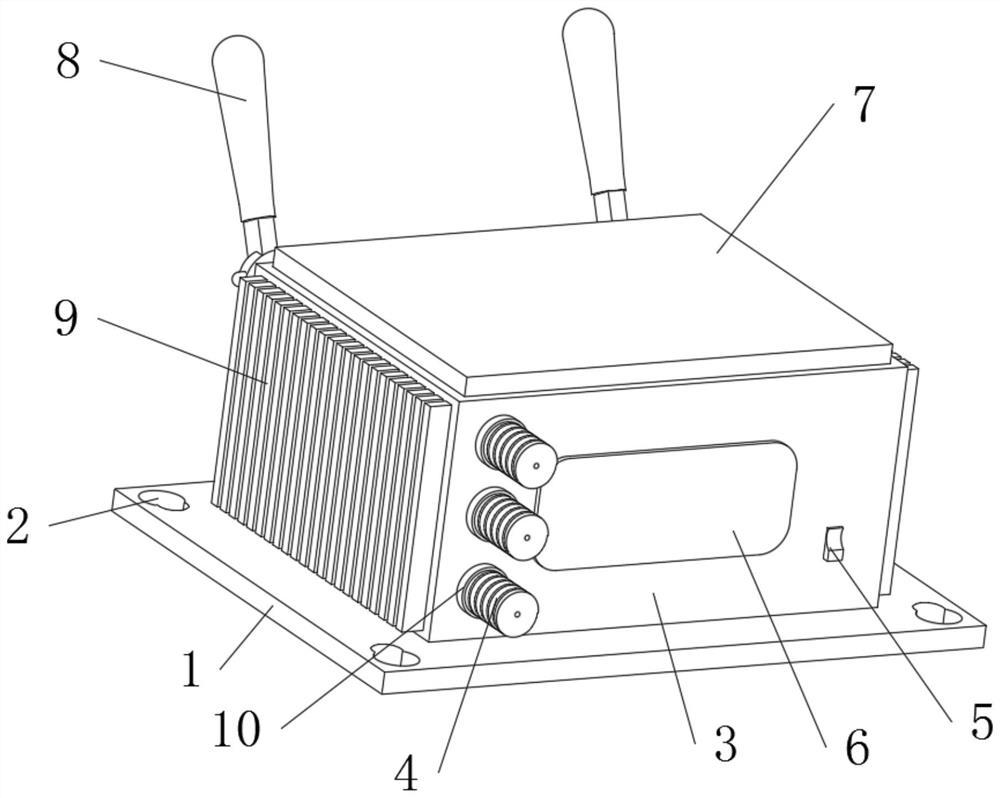 Wireless image transmission system based on 5G technology