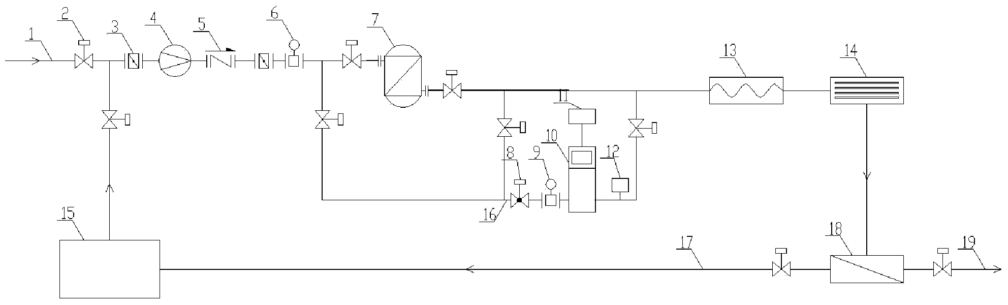 Ship ballast water treating method