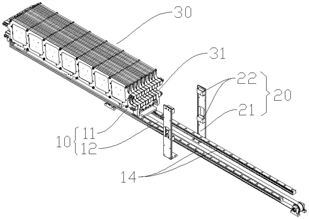 Online graphite boat deformation detection system and deformation detection method