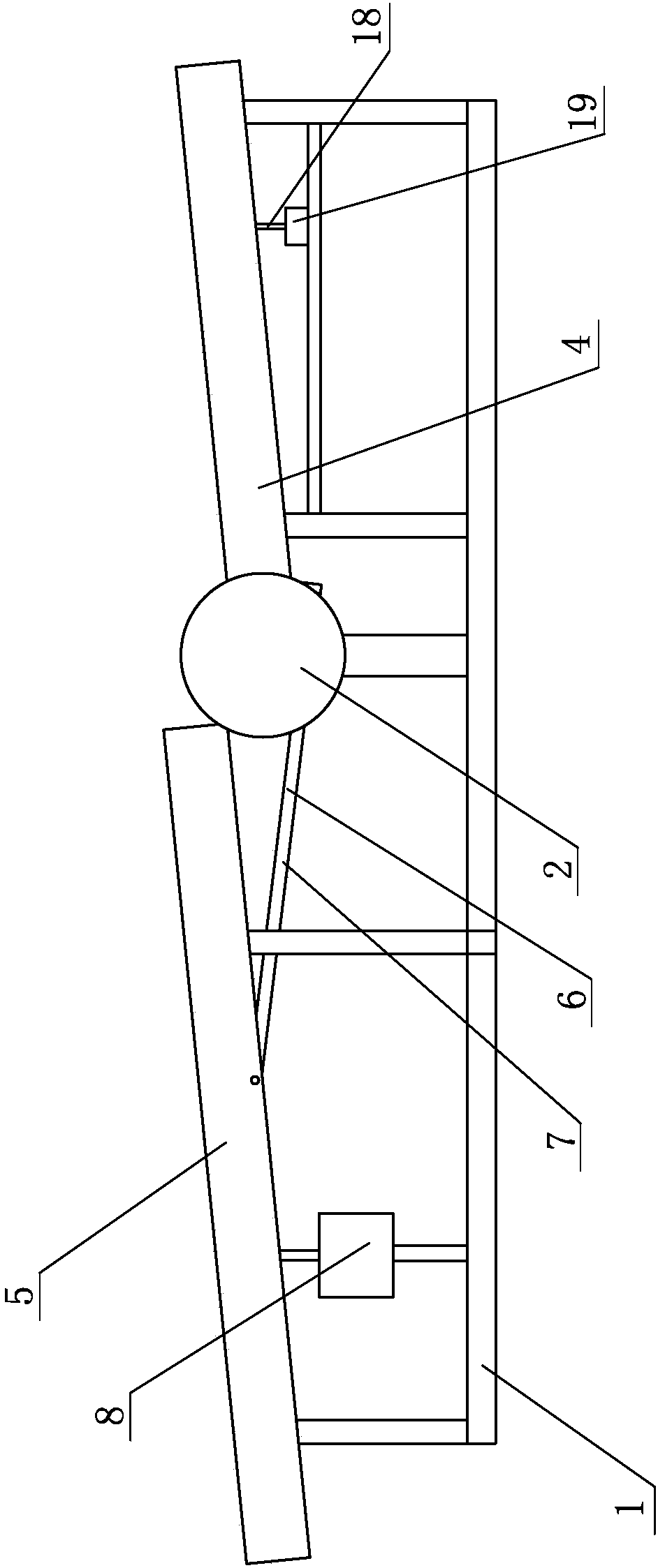 Packing device for dry powder extinguishing agent