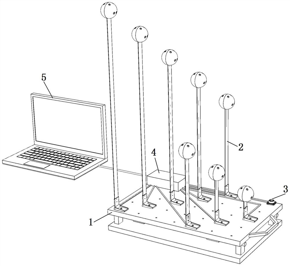 A seismic acceleration response spectrum display model and operation method