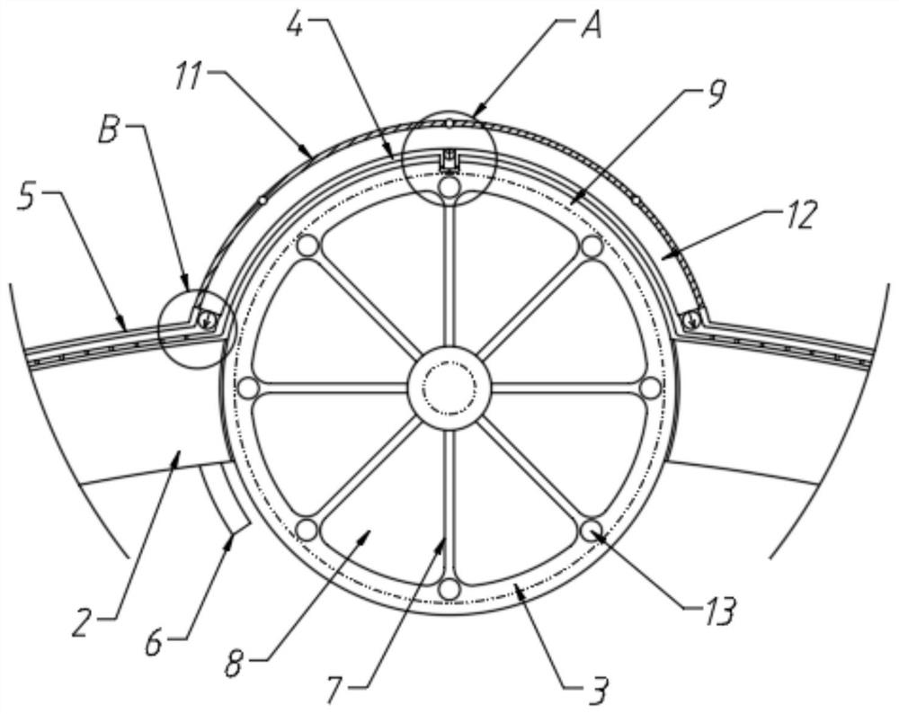 Rapid heat dissipation shell for outdoor laser